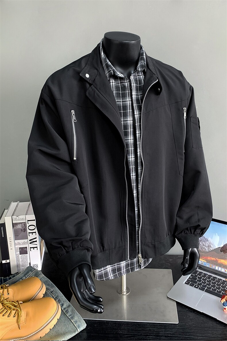 立领飞行夹克工装夹克男xh97-特p65,男装夹克,电商B367