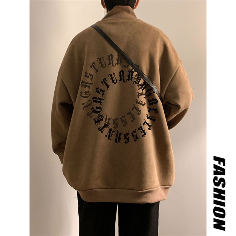 电商DSA028-JRLCT2218P55加绒加厚半高领麂皮绒卫衣限价78,男装卫衣,电商A028