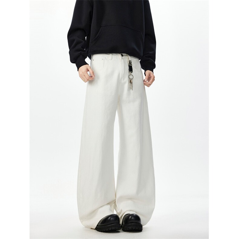 美式复古原色廓形弯刀牛仔裤男潮牌香蕉休闲长裤喇叭裤K2510P50,男装牛仔裤,电商A062