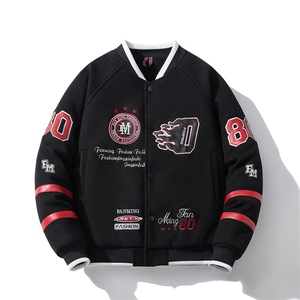 绣花潮牌NASA徽章棉服休闲棉衣（188元） 313B-GF051棉-P140图片