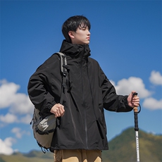 B225-W8598-P118-X148---聚酯纤维-棉服户外冲锋衣，男装夹克，电商B225