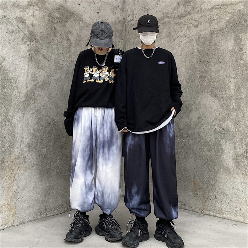 218-1-P39-KC023夏季宽松休闲百搭情侣休闲裤,男装休闲裤,四季星座218-1