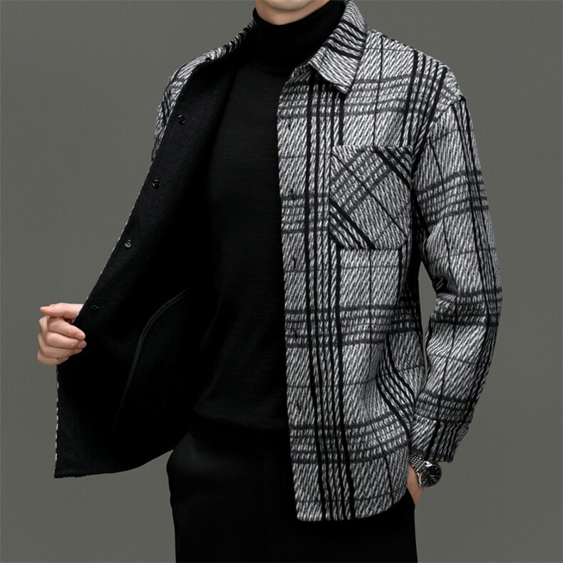 M239507钱塘2020-3新款时尚冬季休闲百搭中年男士夹克外套P310,男装夹克,钱塘207-3