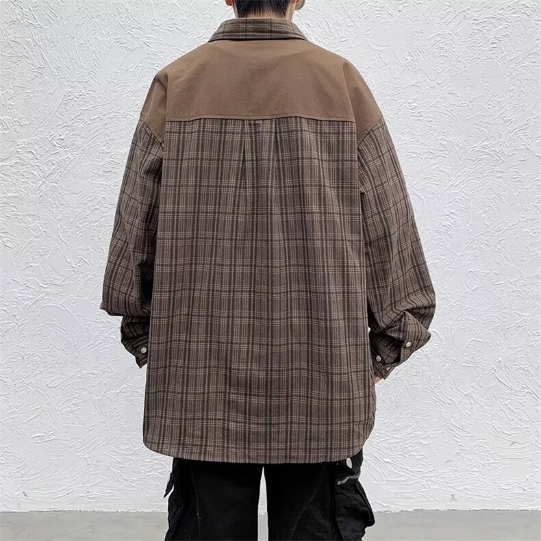 男春秋情侣宽松休闲衬衣BC70P30,男装衬衫,星座1116-2