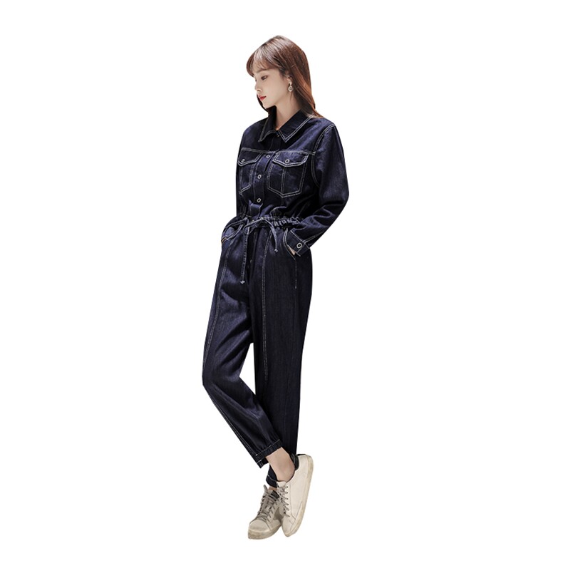 牛仔外套女装秋装2022年新款初秋时尚港风复古chic工装两件套装潮,女装套装/套裙,梦懿尔