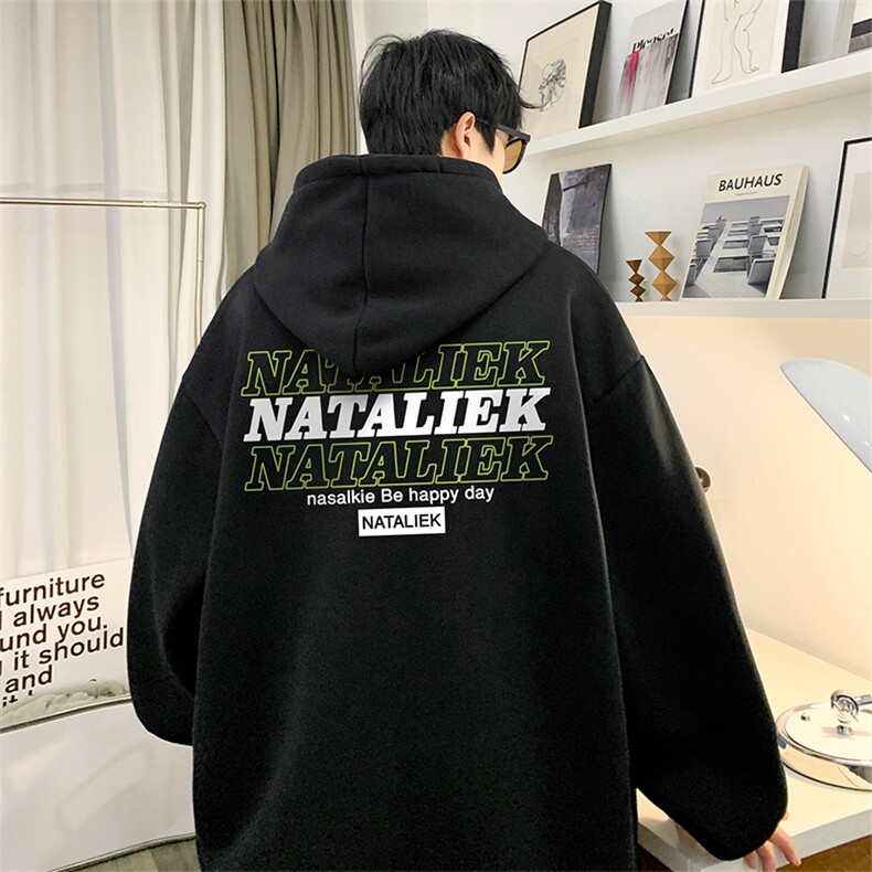 抖音得物供货可提供视频秋冬重磅美式宽松连帽卫衣DL1903，男装卫衣，电商A486