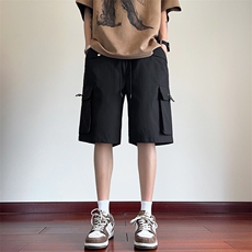 特批P28无差价夏季多口袋工装短裤男宽松大码直筒潮五分裤DK1842，男装休闲裤，电商A001