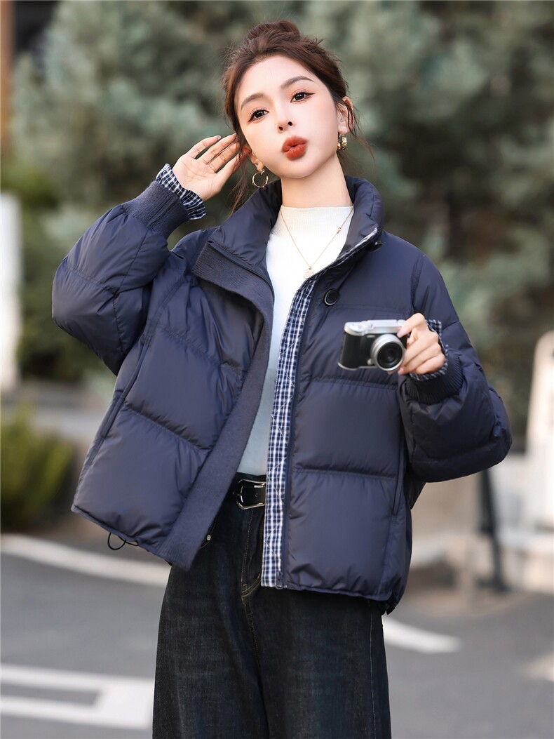 2025冬装新款时尚保暖优雅范羽绒服,女装羽绒服,鑫鑫格
