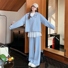 现货！26春装新款蕾丝拼接运动套装女2D044-712-P170-K278，女装套装/套裙，2D044