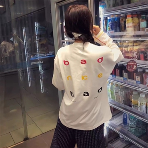 美式高街解构工艺速干长袖T恤衫男女款防晒上衣户外运动骑行服潮图片