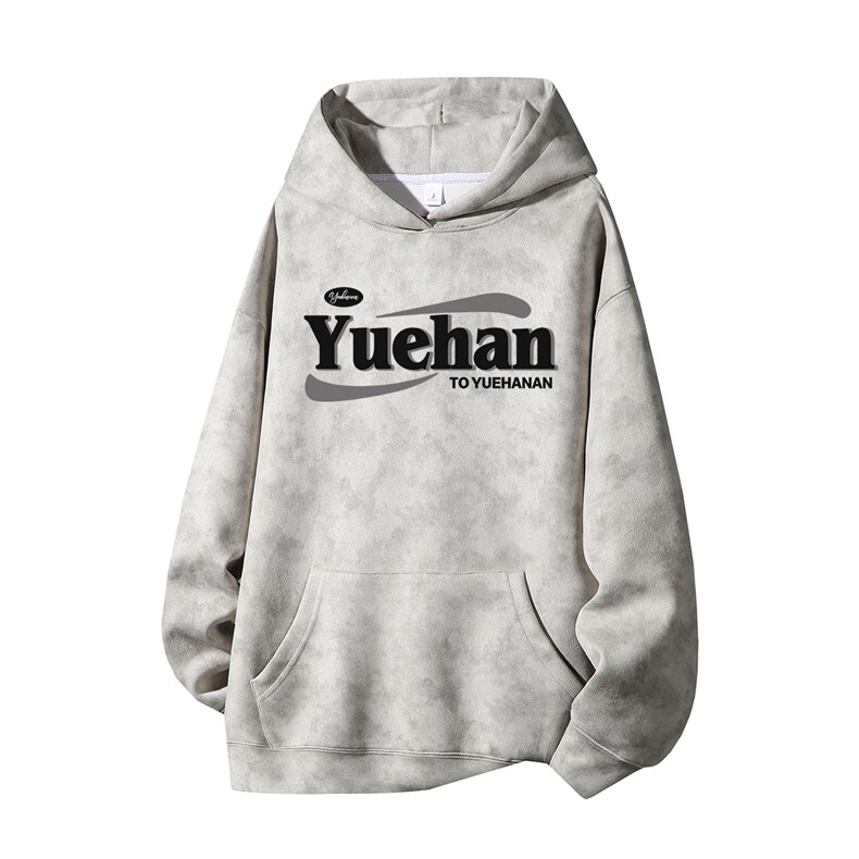 得物供货、重磅420克现货麂皮绒扎染卫衣HD019-1-WL25331ZR-P45,男装卫衣,电商019-1
