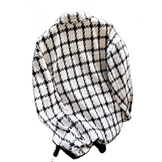 格子外套男春秋季美式复古痞帅夹克潮流高级感宽松上衣XXF008/P58，男装夹克，星座506B