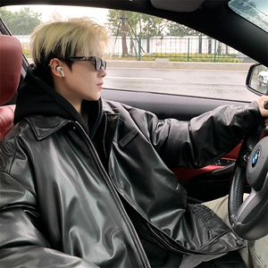 美式短款棉服时尚立领加厚棉衣男冬季潮牌设计宽松面包服百搭棉袄图片