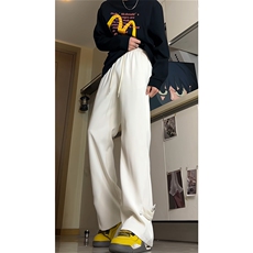 26微喇休闲西裤时尚百搭潮流拼接直筒高个子裤子504-K209-P45控68，男装西裤，星座504