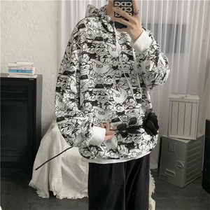 春秋新品嘻哈潮牌ins情侣连帽外套百搭帅气上衣 现货 W383-P35图片