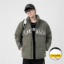 港风2026新款90%白鸭绒大码M-8XL男士羽绒服XZ109-Y9635-P175图片