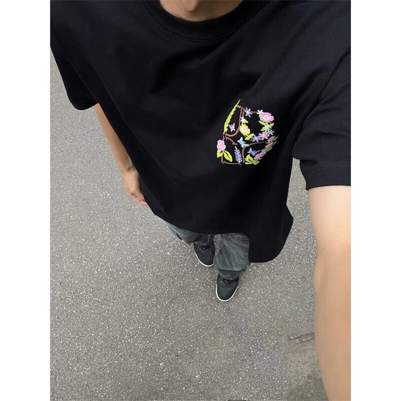 原版前后刺绣纯棉短袖ZX0258-特批35,男装T恤,星座313A(原308A-2)