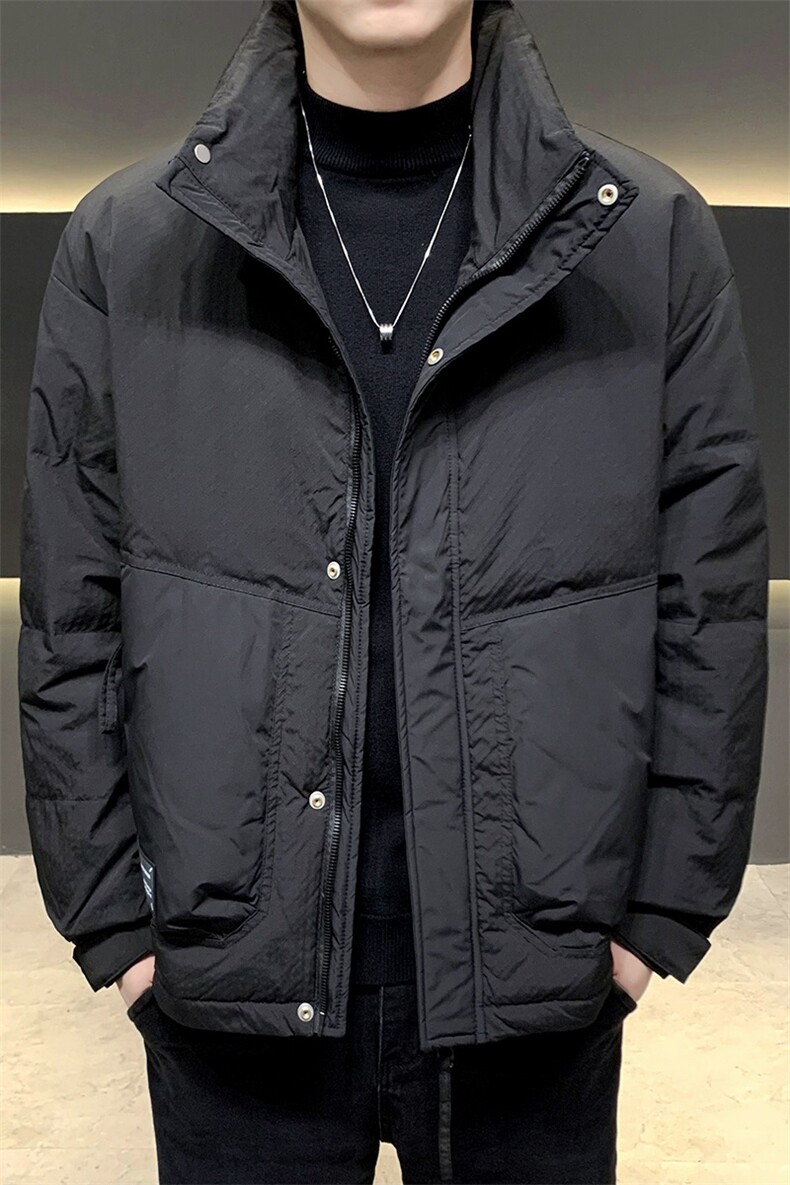有标白鸭绒羽绒服男韩版潮流宽松冬季男士外套YR2503-P170,男装羽绒服,星座210-3