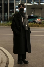 毛呢大衣男中长款英伦风韩系高级感痞帅风衣外套812-F325-P128，男装风衣，星座812