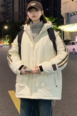 冬上新加棉加厚棉服中性百搭连帽棉衣外套男女8321-P110控价158，男装棉衣，电商A441-1