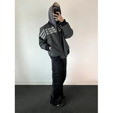 网络图现货高街字母满印棒球服外套飞行员夹克R506-P95，男装夹克，星座1005-4