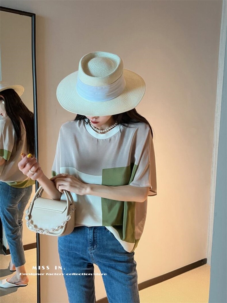 现货撞色设计上衣，其它，蜜思印·金