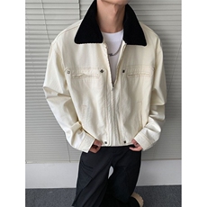 [001]牛仔外套男宽松高级感休闲工装a079-JK7730-p66，男装工装外套，电商A079