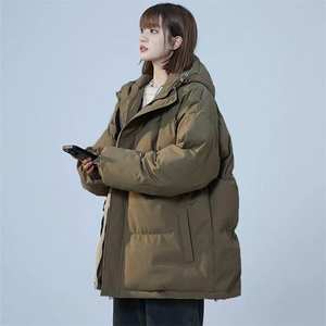 现货高品质美式高街冬季重磅三防加厚羽绒棉衣厚外套面包棉服图片