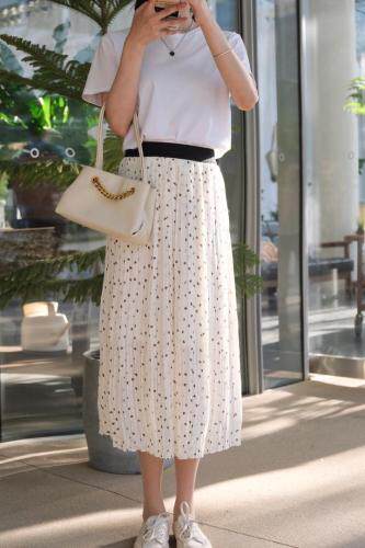 爱心百褶半身裙，女装半身裙，壹号风暴