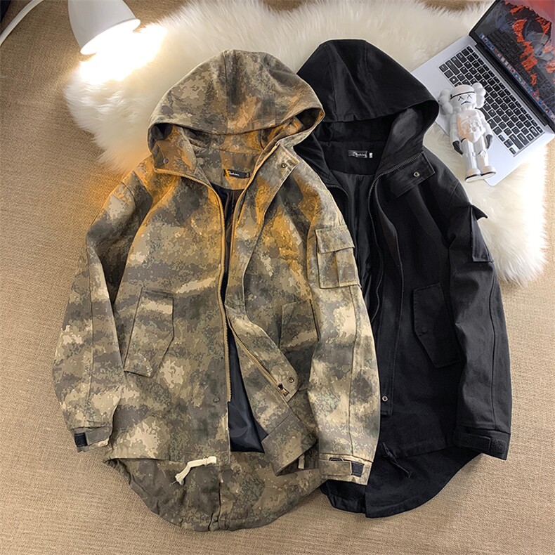 毛毯-美式迷彩工装夹克男ins港风潮JK12-P78,男装夹克,电商B380（原B361）