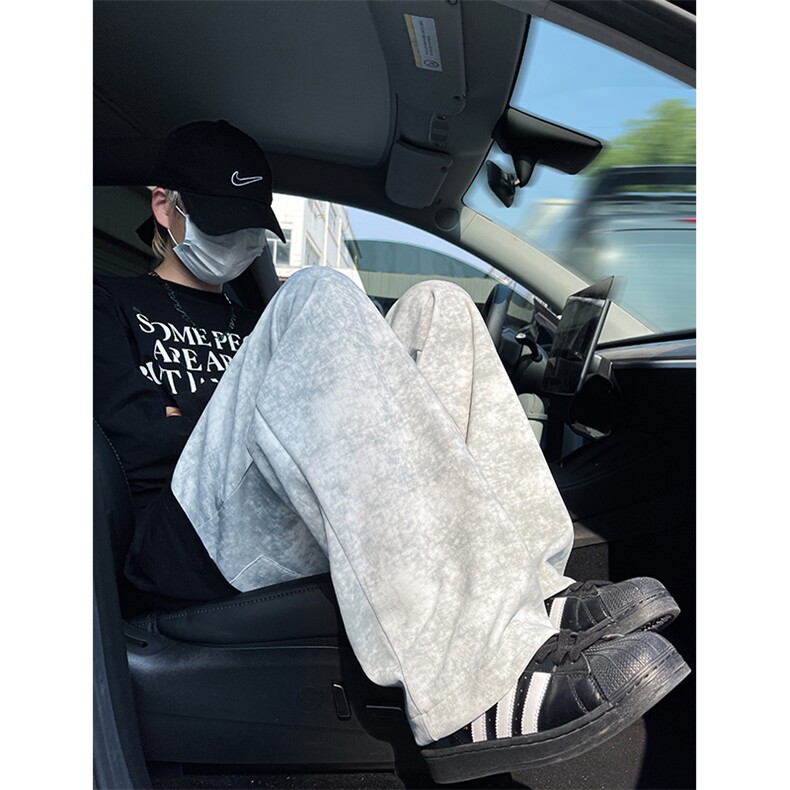 8XL-M休闲裤男复古做旧扎染卫裤特大码裤男裤脏脏裤K985P50控78,男装休闲裤,电商D206-1
