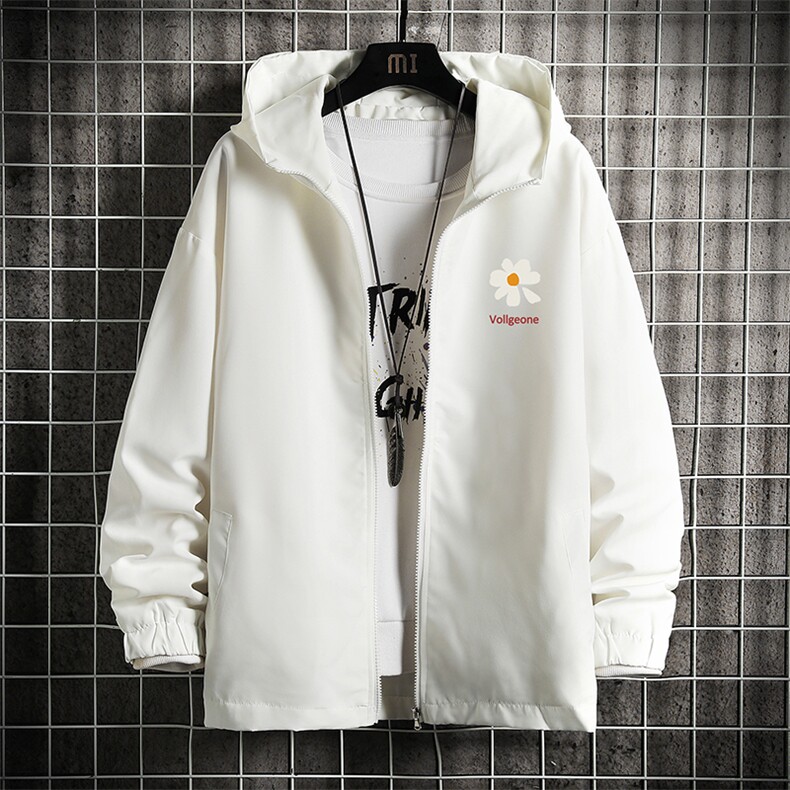 JK65059-P45连帽夹克男大码胖子棒球服上衣外套网格挂拍,男装夹克,电商A040A
