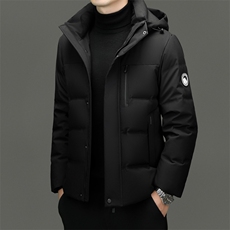 男装羽绒服YR9829新品主推必上！95绒活帽牛奶丝3色充绒131g，男装羽绒服，钱塘207-1