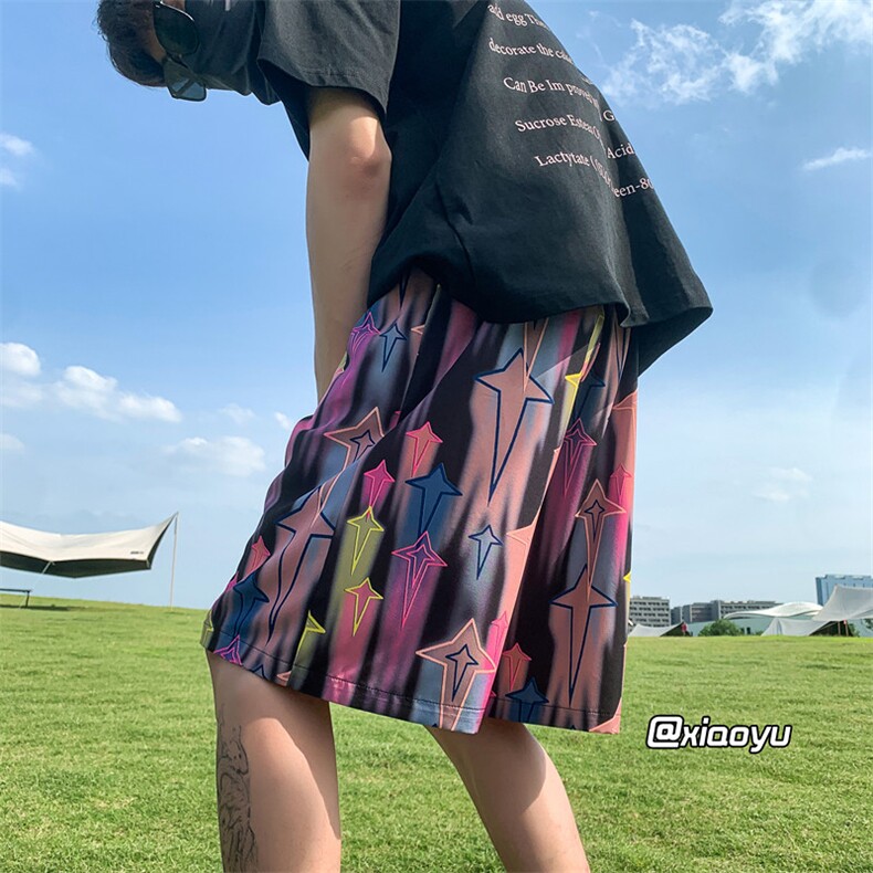 XZ616夏季新款坠星冰丝裤休闲沙滩裤TY875P25控39,男装休闲裤,星座512A（原616）