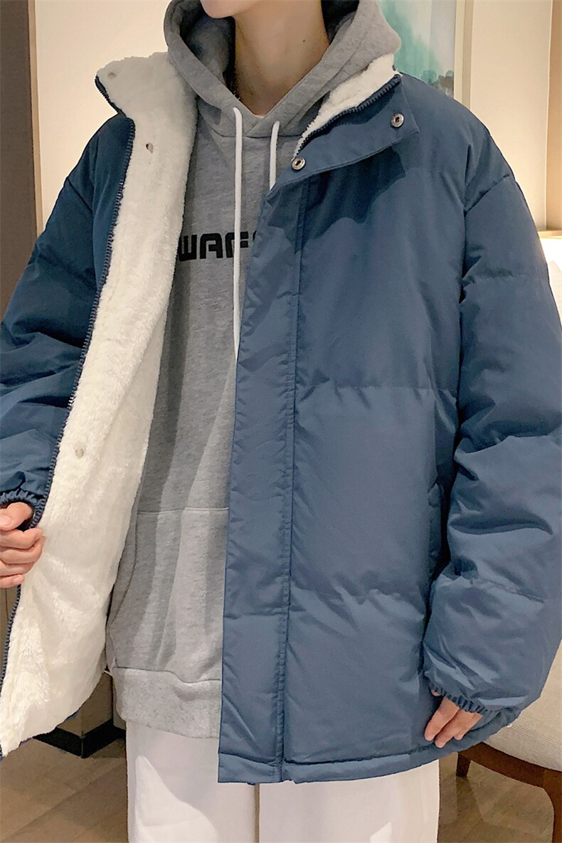 ！2023秋冬新款男士加绒加厚棉服立领百搭棉衣外套MY100特P75,男装棉衣,电商B220