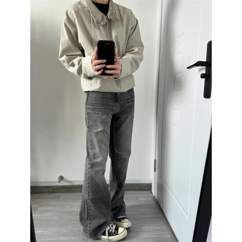 【有货】cleanfit高级感玉米格外套底特律工装夹克8252LL-特P65,男装夹克,星座1007（原301D）