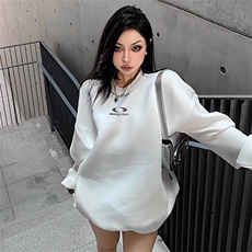 秋季德绒半高领长袖T恤男款美式潮牌休闲cleanfit宽松打底衫卫衣，男装T恤，星座1210-1