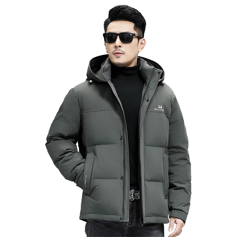B23965钱塘2020-3连帽休闲冬季厚款新款中年男士羽绒服P298,男装羽绒服,钱塘207-3