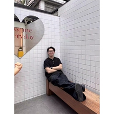 美式亨利领t恤男夏季cleanfit潮牌正肩短袖高级感华夫格体恤，男装T恤，星座506A