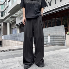 2024夏季新款垂感西装裤男韩版潮牌直筒休闲长裤现货K7962-P42，男装西裤，星座512-3