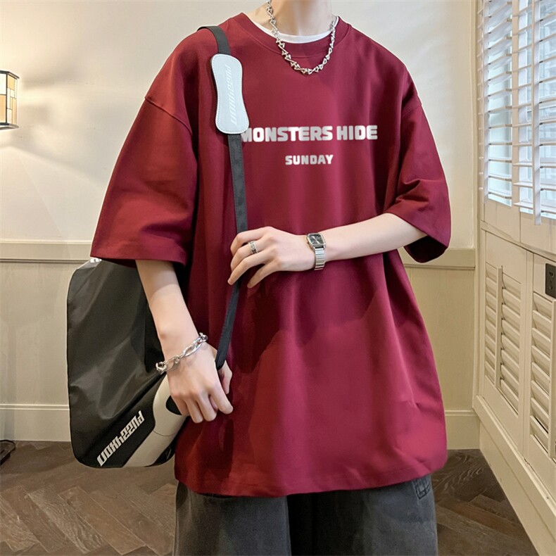230g重磅纯!夏季短袖t恤男半袖男NT105-P25,男装T恤,电商B367