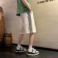 D2020-P38控48抖音潮牌美式篮球裤子大码肥仔高街潮ins五分裤，男装牛仔裤，星座116