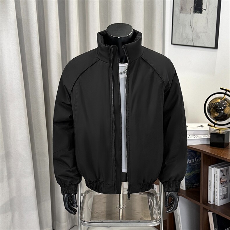 现货3W双拉链棉服男美式穿搭复古工装棉衣加厚保暖25XM88269特P65,男装棉衣,电商A042