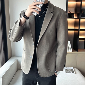 店主风~秋冬新款休闲呢子西装外套 F850/P125图片