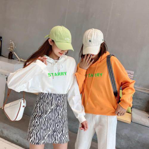 秋款休闲戴帽卫衣，女装卫衣/绒衫，泽妤