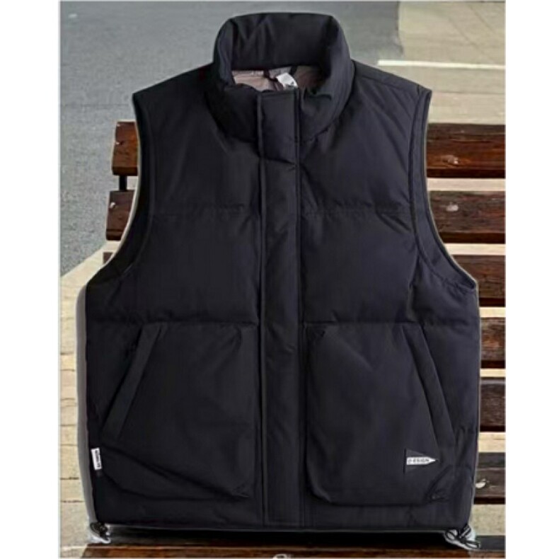秋冬季新款立体口袋纯色小标拉链棉马甲坎肩休闲313B-0826-P60,男装背心/马甲,星座313B