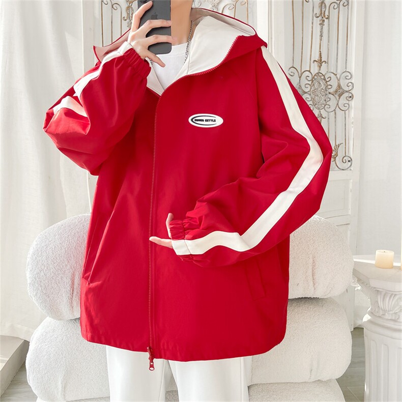JK9012/P70春装现货新款两面服夹克男防水冲锋衣大码外套两面穿,男装夹克,电商A141