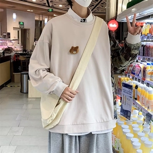 卫衣外套男春秋季圆领休闲长袖衣服HW32P25图片