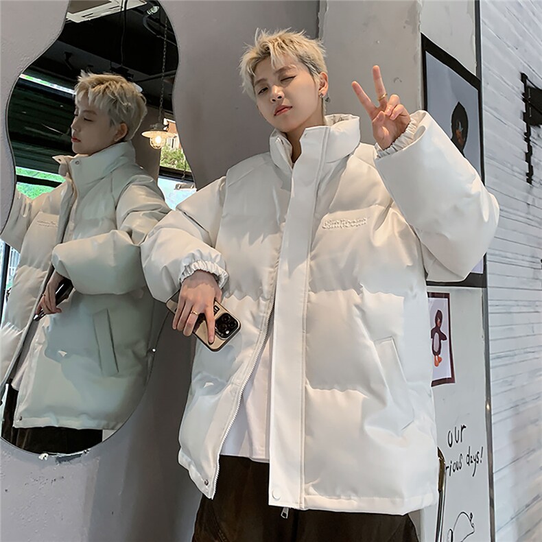 港风鳄鱼纹钢印字母设计棉衣男MY77093P120控168抖音控198，男装棉衣，星座227-7