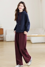 长期有货休闲运动套装女2026新款春秋洋气妈妈连帽卫衣开春，女装套装/套裙，璐依舞